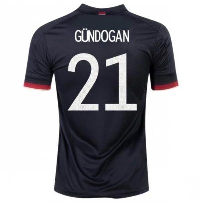 2020 EURO Germany Away Soccer Jersey Shirt ILKAY GUNDOGAN #21