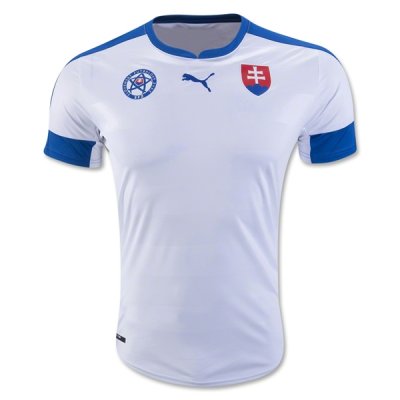 2016 Euro Slovakia Home Soccer Jersey
