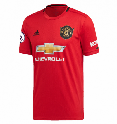 2019-20 Manchester United Home Red Soccer Jersey Shirt