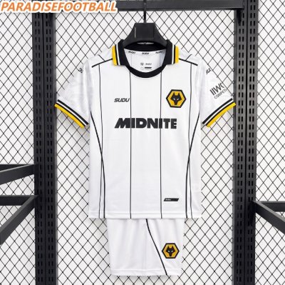 2026-27 Wolverhampton Wanderers Away Kids Soccer Kits Shirt With Shorts