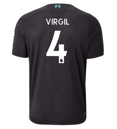 2019-20 Liverpool Third Away Soccer Jersey Shirt Virgil van Dijk #4