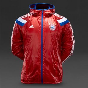 Bayern Munich Home Anthem Track Top Jacket Windbreaker Red 2014/15