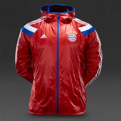 Bayern Munich Home Anthem Track Top Jacket Windbreaker Red 2014/15