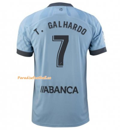 2021-22 Celta de Vigo Home Soccer Jersey Shirt with Thiago Galhardo 7 printing