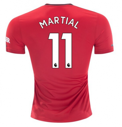 2019-20 Manchester United Home Soccer Jersey Shirt Anthony Martial #11