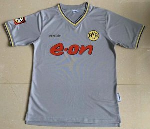 2000 Dortmund Retro Away Grey Soccer Jersey Shirt