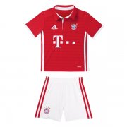 Kids Bayern Munich 2016-17 Home Soccer Shirt With Shorts