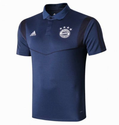 2019-20 Bayern Munich Blue Polo Shirt