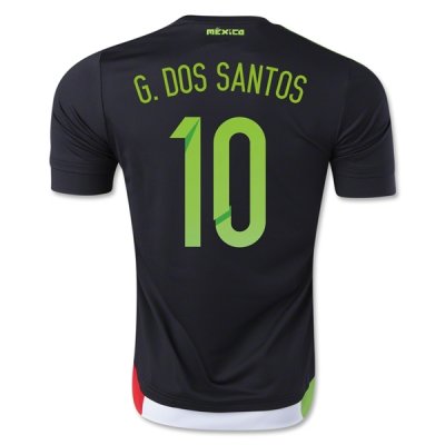 2015 Mexico G. DOS SANTOS #10 Home Soccer Jersey