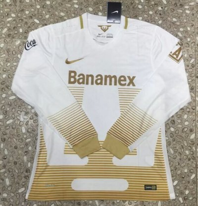 2015-16 UNAM Away Soccer Jersey LS