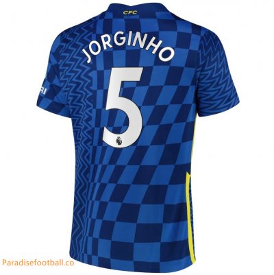 2021-22 Chelsea Home Soccer Jersey Shirt Jorginho 5 printing