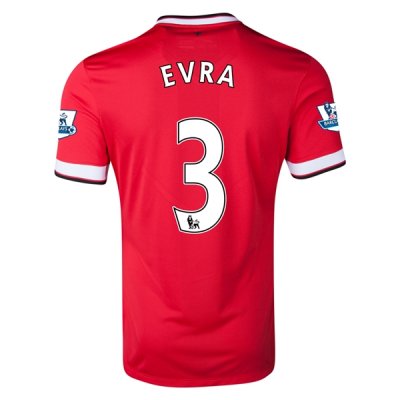 Manchester United 14/15 EVRA #3 Home Soccer Jersey