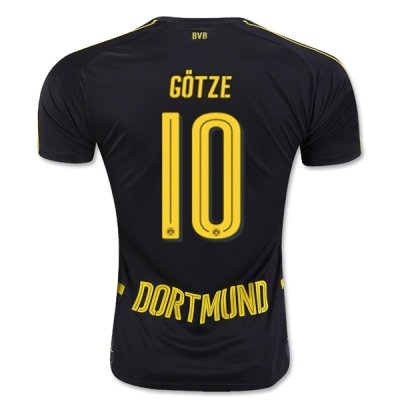 2016-17 Borussia Dortmund 10 GOTZE Away Soccer Jersey