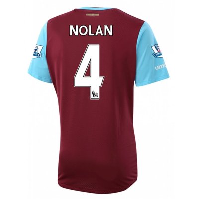 2015-16 West Ham NOLAN 4 Home Soccer Jersey