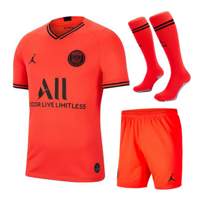 2019-20 Psg Away Soccer Jersey Whole Kit (Shirt + Shorts + Socks)
