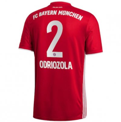 2020-21 Bayern Munich Home Soccer Jersey Shirt Odriozola 2