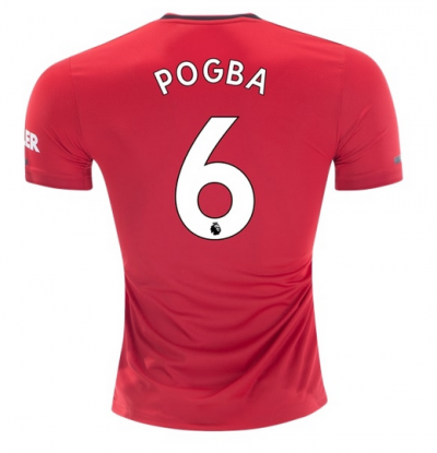 2019-20 Manchester United Home Soccer Jersey Shirt Paul Pogba #6