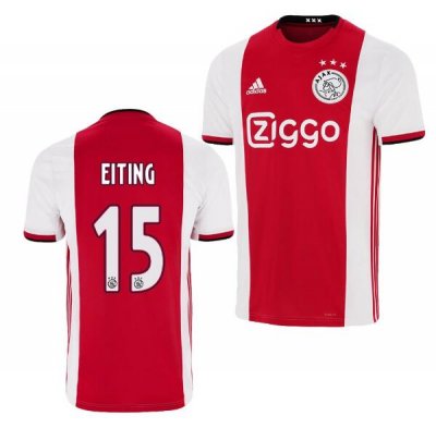 2019-20 Ajax Home Soccer Jersey Shirt Carel Eiting 15