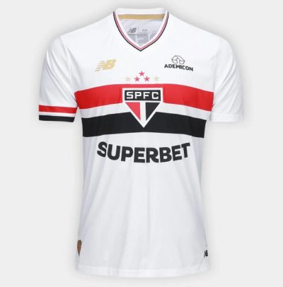 2025-26 Sao Paulo Home Soccer Jersey Shirt