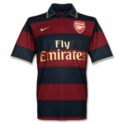 2007-08 Arsenal Retro Third Away Soccer Jersey Shirt