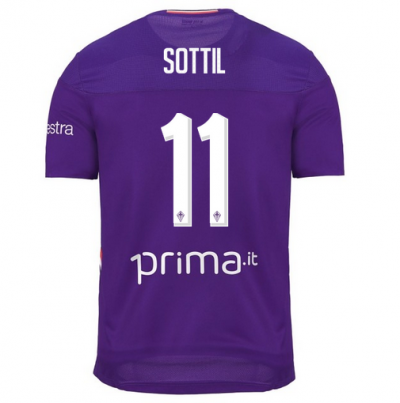 2019-20 Fiorentina Home Soccer Jersey Shirt SOTTIL #11