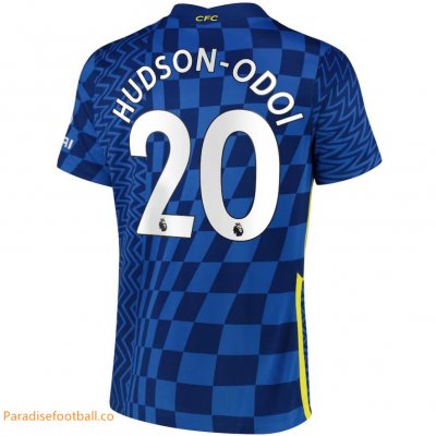 2021-22 Chelsea Home Soccer Jersey Shirt Hudson-Odoi 20 printing