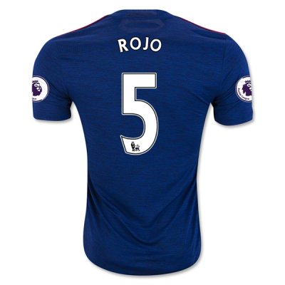 2016-17 Manchester United 5 ROJO Away Soccer Jersey