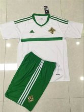 Kids Northern Ireland 2016 Euro Away Soccer Shirt With Shorts