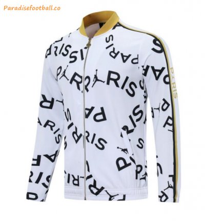 2021-22 PSG Golden White Training Jacket