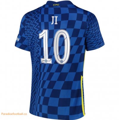 2021-22 Chelsea Cup Home Soccer Jersey Shirt with Ji 10 printing