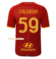 2021-22 AS Roma Home Soccer Jersey Shirt with ZALEWSKI 59 printing