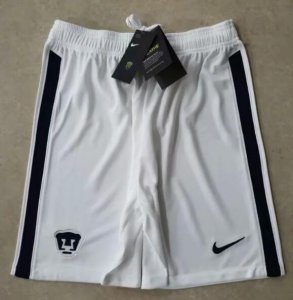 2020-21 UNAM Home White Soccer Shorts