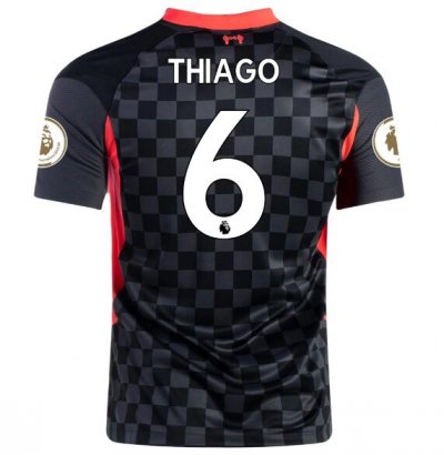 2020-21 Liverpool Third Away Soccer Jersey Shirt THIAGO #6