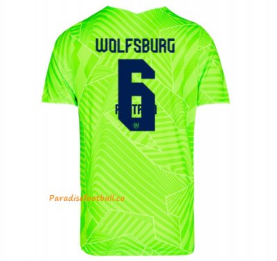 2021-22 Wolfsburg Home Soccer Jersey Shirt with P. Otavio 6 printing