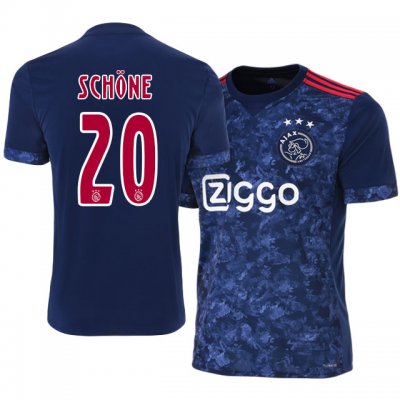 2017-18 Ajax #20 Lasse Schone Away Soccer Jersey
