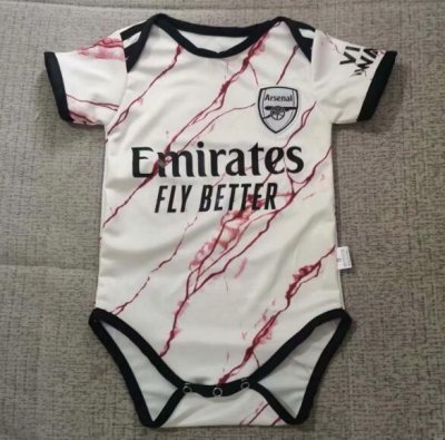 2020-21 Arsenal Away Infant Soccer Jersey Kit