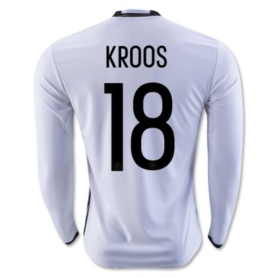 2016 Germany KROOS #18 LS Home Soccer Jersey