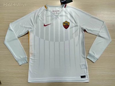 2017-18 AS Roma Away LS Soccer Jersey Shirt