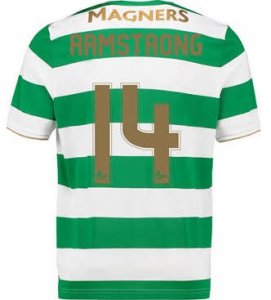 2017-18 Celtic Armstrong #14 Home Soccer Shirt
