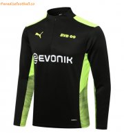 2021-22 Dortmund Black Green Training Sweat Shirt