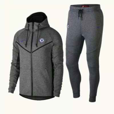 18-19 Chelsea Gray Hoody Training Kit Jacket and Pants