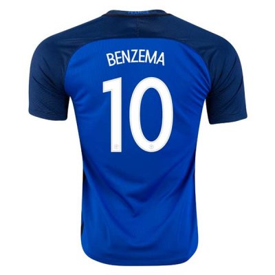 2016 France BENZEMA #10 Home Soccer Jersey