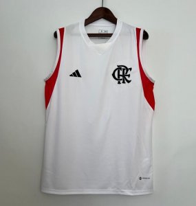 2023-24 Flamengo White Training Vest Shirt