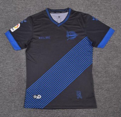 2017-18 Deportivo Alavés Away Soccer Jersey