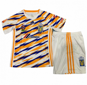 Kids Tigres UANL 2018-19 Third Away Soccer Shirt With Shorts