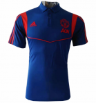 2019-20 Manchester United Blue Polo Shirt