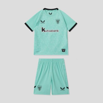 2025-26 Athletic Bilbao Kids Third Soccer Kits Shirt With Shorts