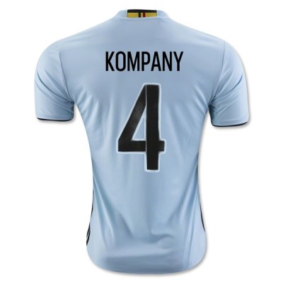 2016 Belgium KOMPANY #4 Away Soccer Jersey