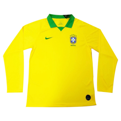 2019 Copa America Brazil LS Home Soccer Jersey Shirt