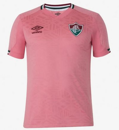 2022-23 Fluminense Rosa Pink October Soccer Jersey Shirt